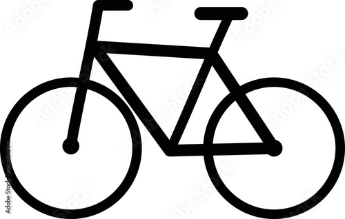 これは自転車のアイコンのイラストです。