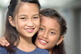 A Happy  Friends Asian Children