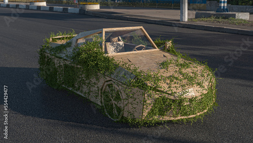 Eco Car - Automobile Legno - Mobilità Sostenibile photo