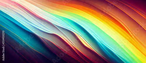 Abstract background with colorful gradient colors for wallpaper or banner. Generative AI illustration