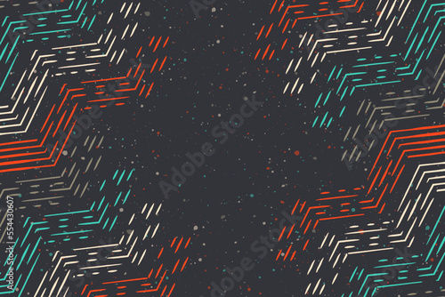 Creative minimalist hand painted. abstract art background. grunge sporty brush stroke pattern style.