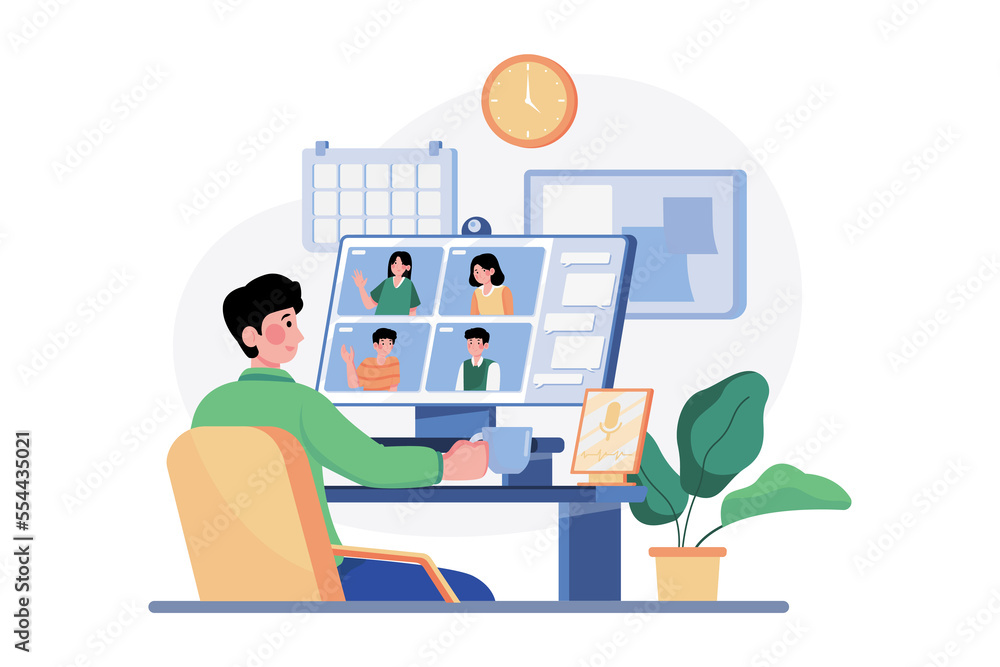 Online Conference Meeting