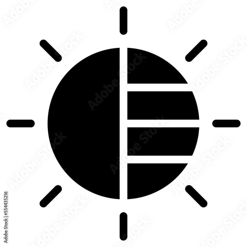 brightness glyph icon