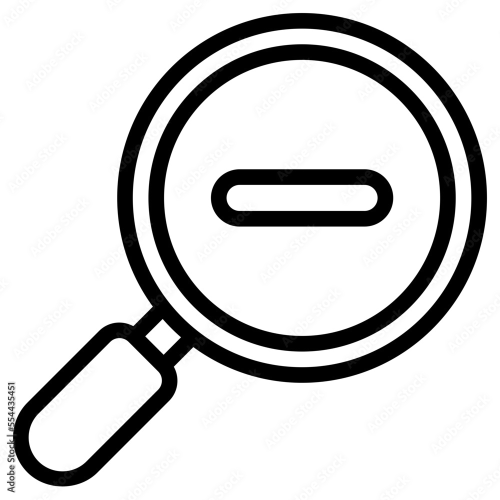 zoom out line icon zoom out line icon