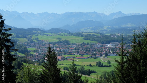 Oberallg  u Bayrische Alpen bei Sonthofen Panorama Blick