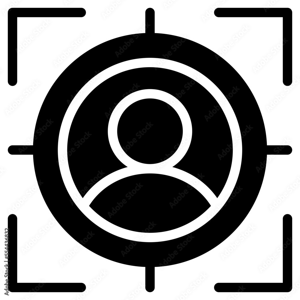 target audience glyph icon target audience glyph icon