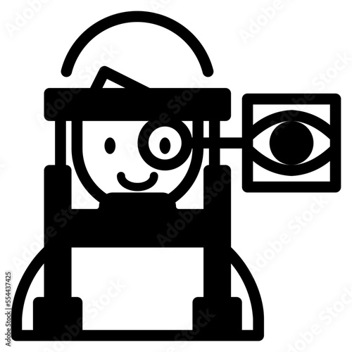 eyeexam glyph icon