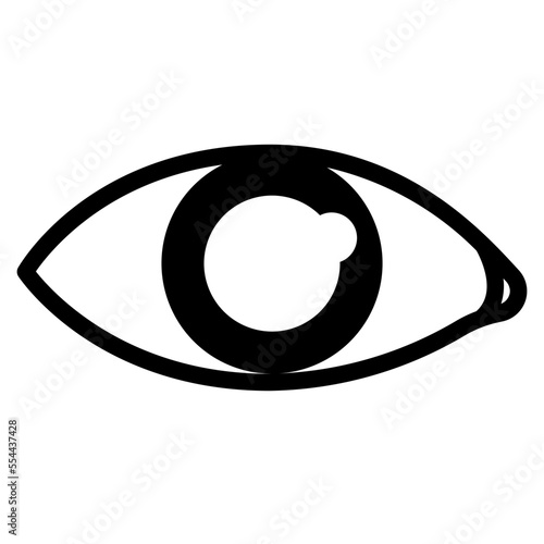 glaucoma glyph icon