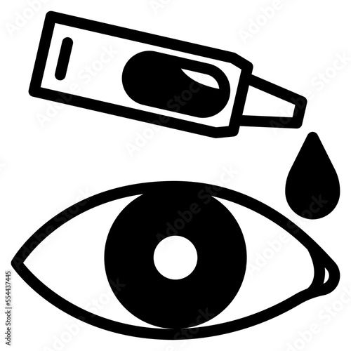 lubricant glyph icon