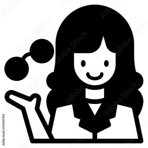 optician glyph icon