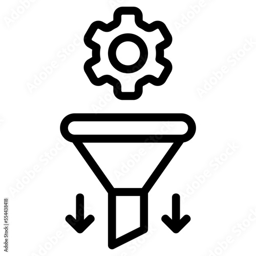 filter line icon