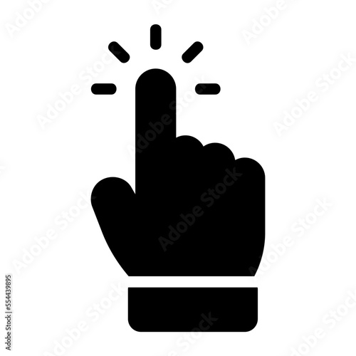 tap glyph icon