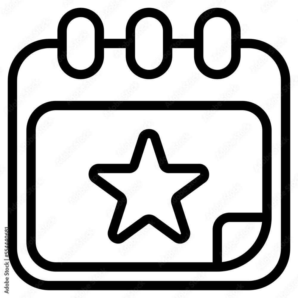 calendar line icon calendar line icon