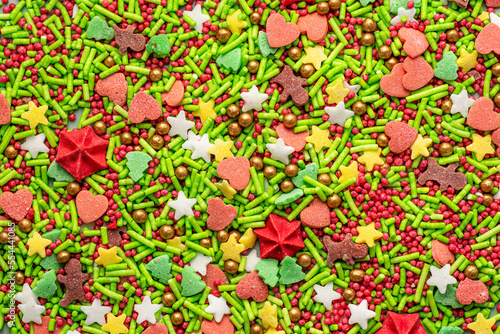 Christmas sprinkles decorations for cookies