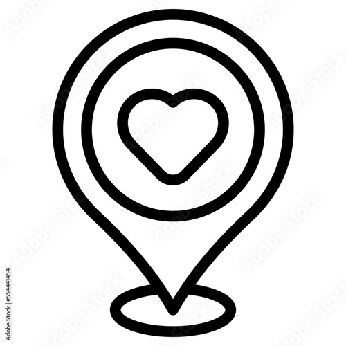 favourite line icon