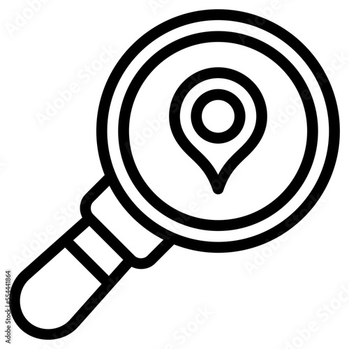 destinations line icon
