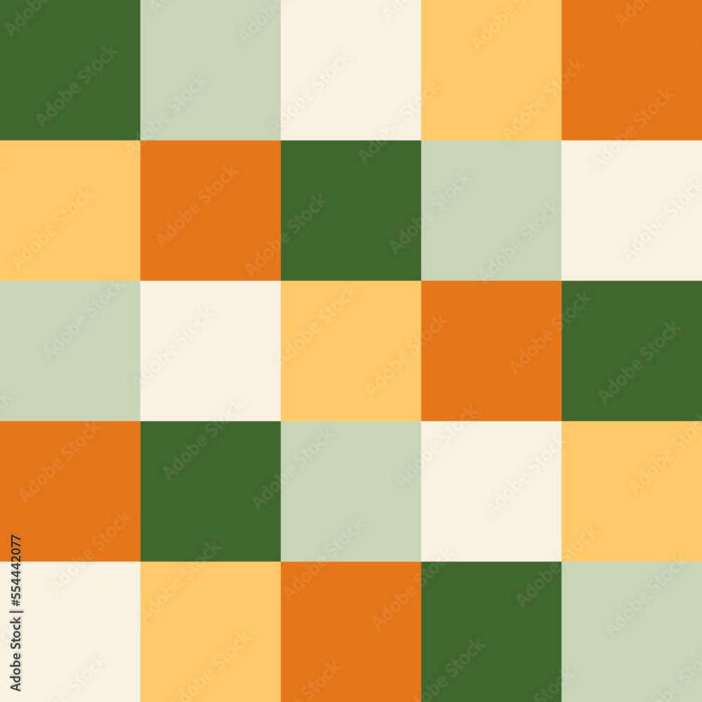 Colorful pixel pattern. Seamless background for fabric, wallpaper, wrapping paper.