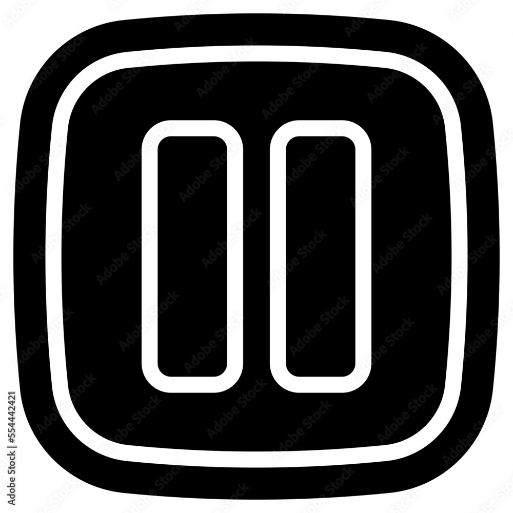 pause glyph icon pause glyph icon