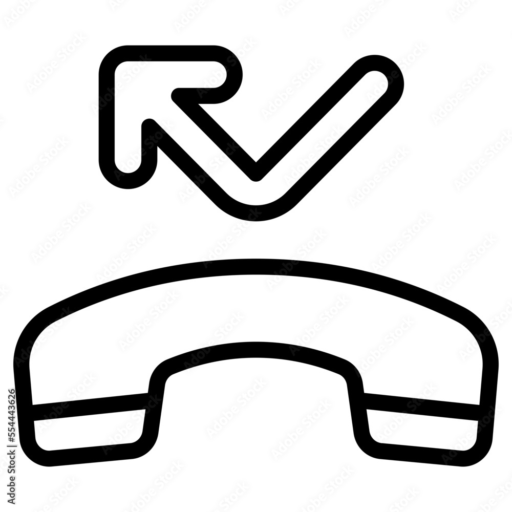 call forwarding line icon call forwarding line icon