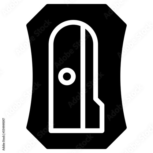 sharpener glyph icon
