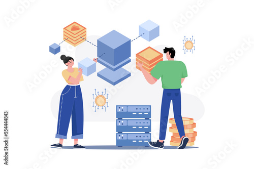 Connecting Blocks In Blockchain Technology