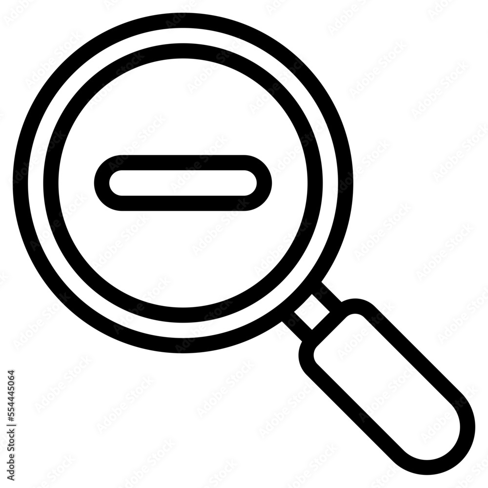 zoom out line icon zoom out line icon