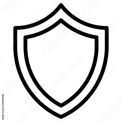 shield line icon