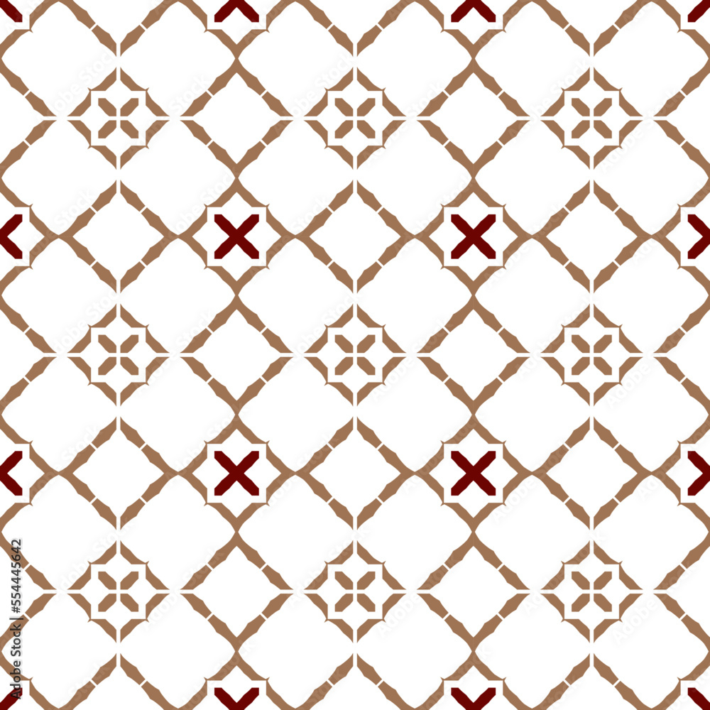 Fototapeta premium Geometric pattern. Seamless vector background. Ethnic graphic design.