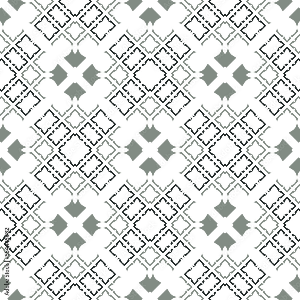 Obraz premium Geometric pattern. Seamless vector background. Ethnic graphic design.