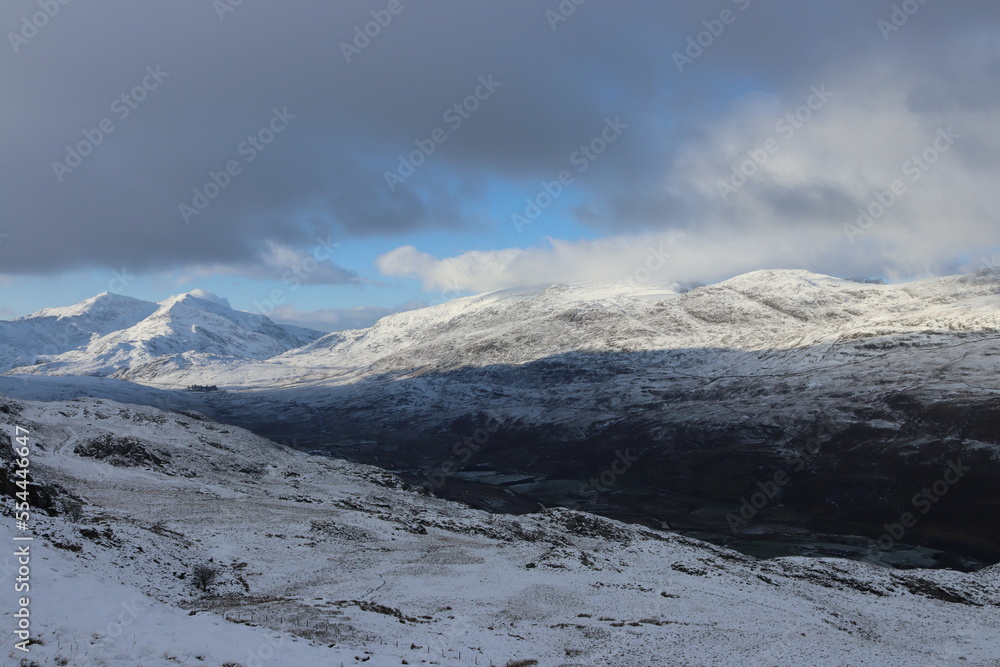 Snowdonia snowdon winter wales