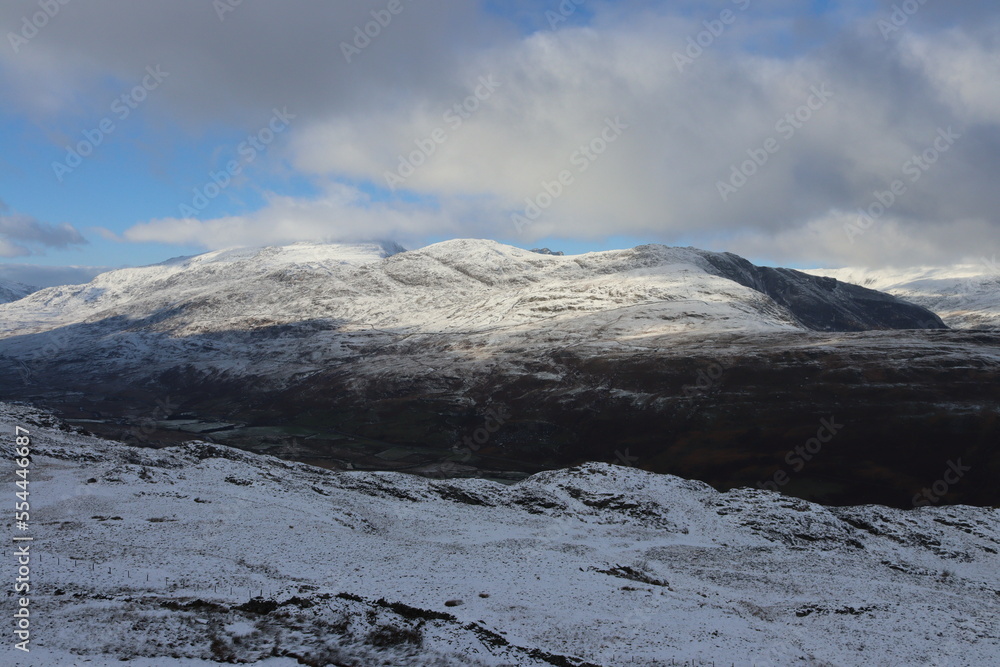 Snowdonia snowdon winter wales