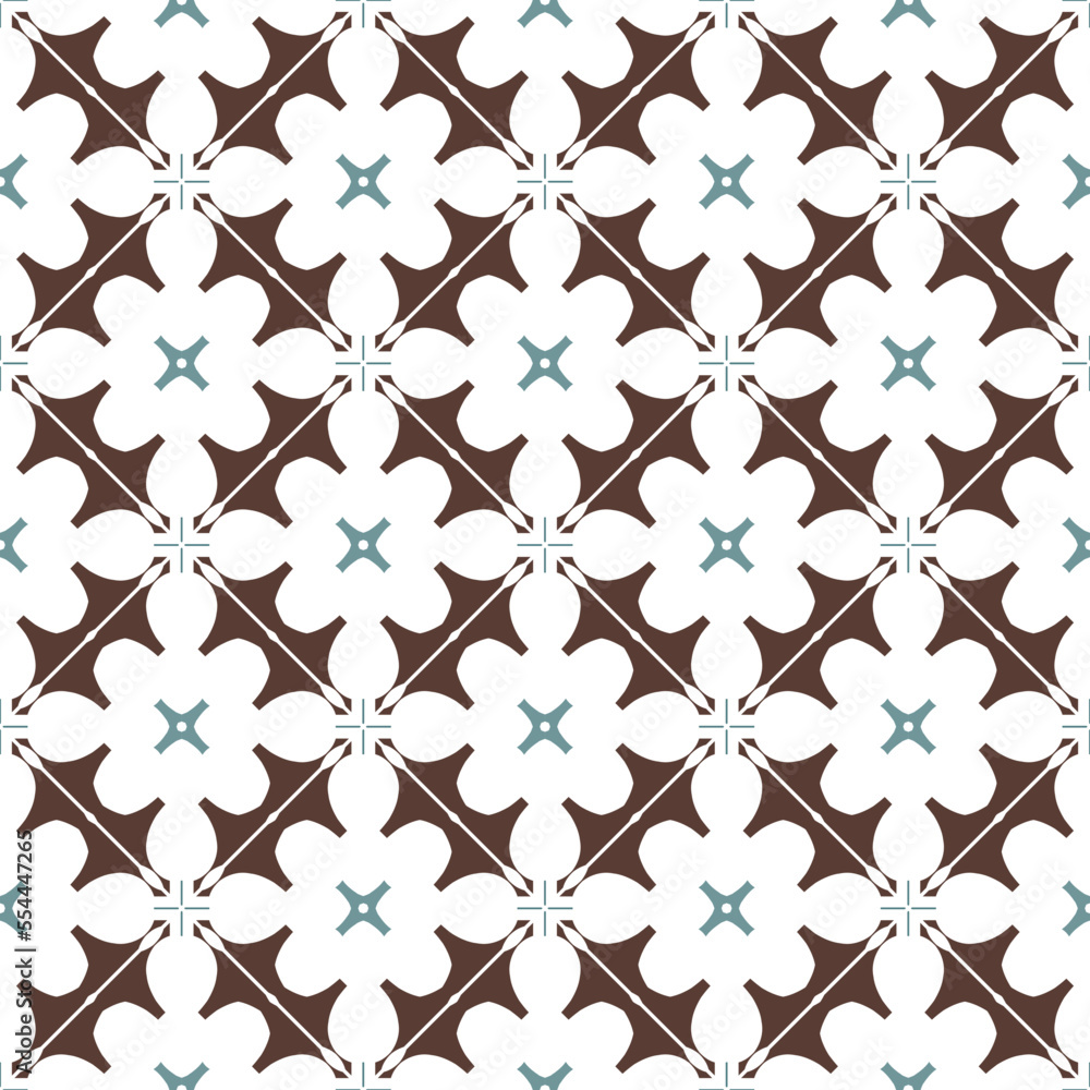 Fototapeta premium Geometric pattern. Seamless vector background. Ethnic graphic design.