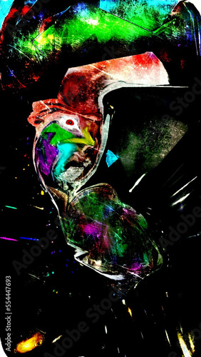 Vászonkép background with strangeness