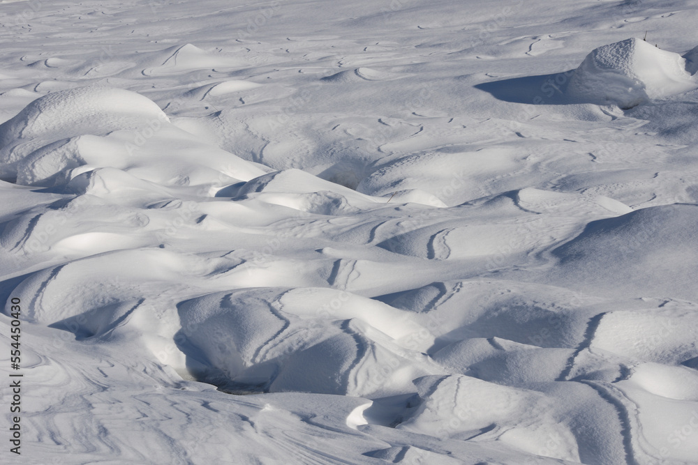 Obraz premium Snow in the Alps - Winter scene