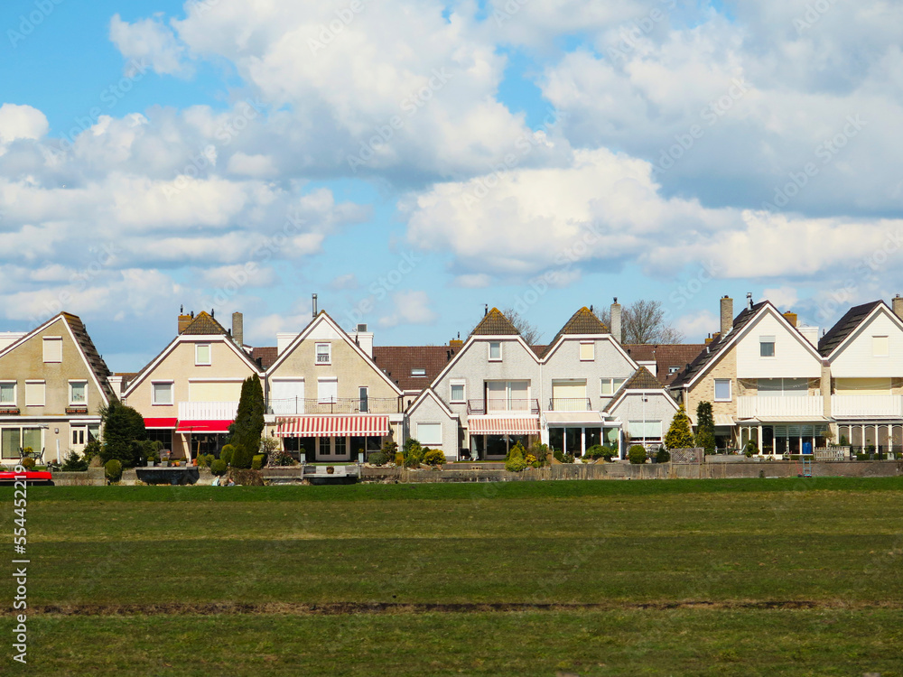 Obraz premium Houses in the Village