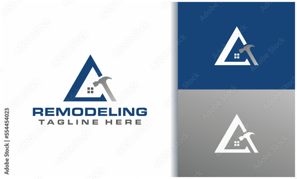 residential building and project logo