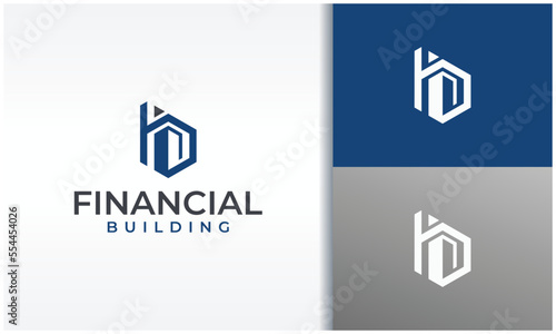 finance and building project logo