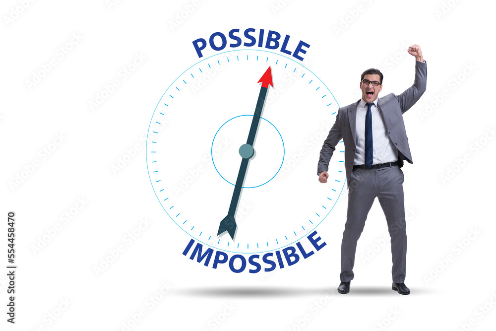 Concept of possible and impossible opportunities Concept of possible and impossible opportunities