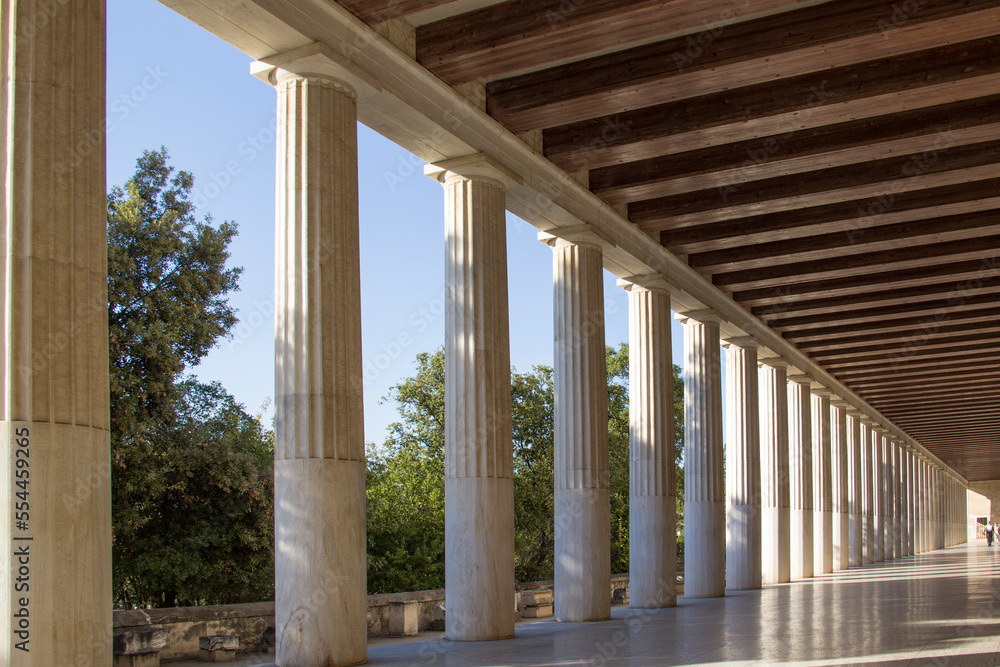 Thee Gallery is situated west side of the Roman Agora, in Athens, Greece