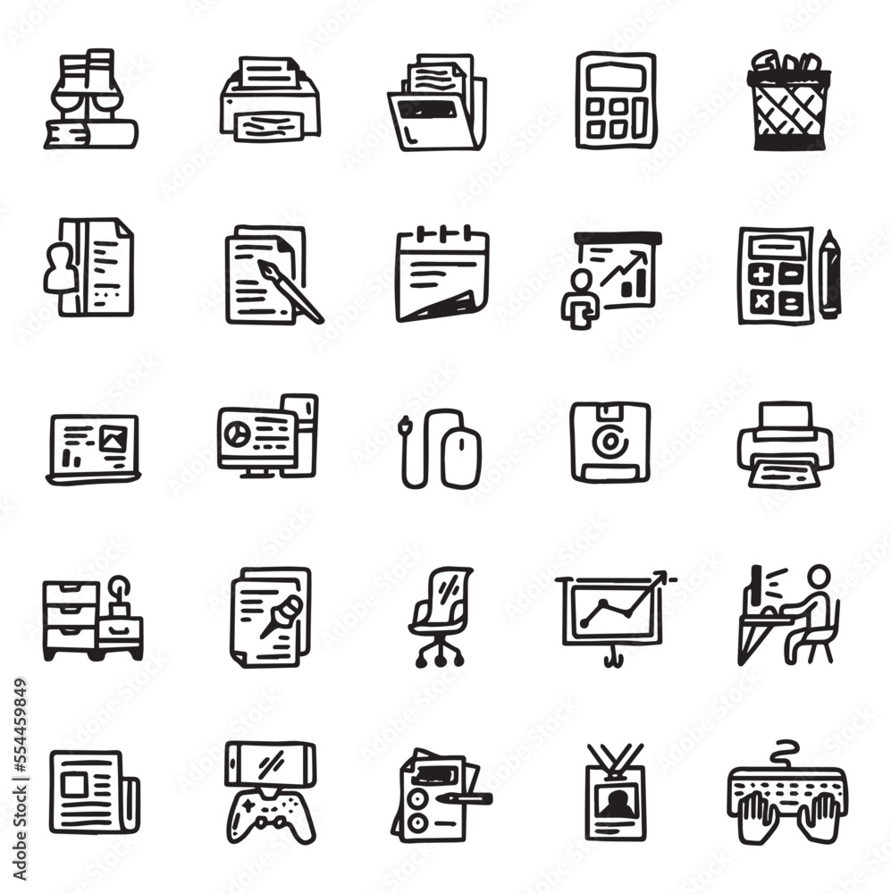 vector illustration, database icon, work icon. line icon, hand drawn icon vector illustration, database icon, work icon. line icon, hand drawn icon