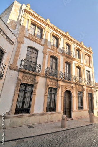 View of streets of the Spanish town of Ronda