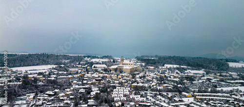 Sankt Florian bei Linz im Winter