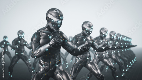Cyborg. Robot. © RealtimeGraphX