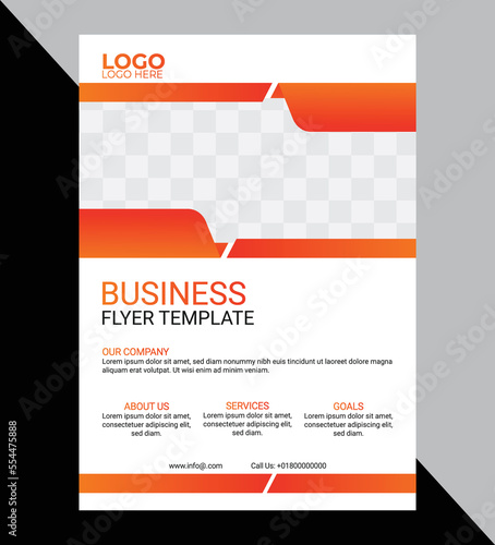 Business flyer template 