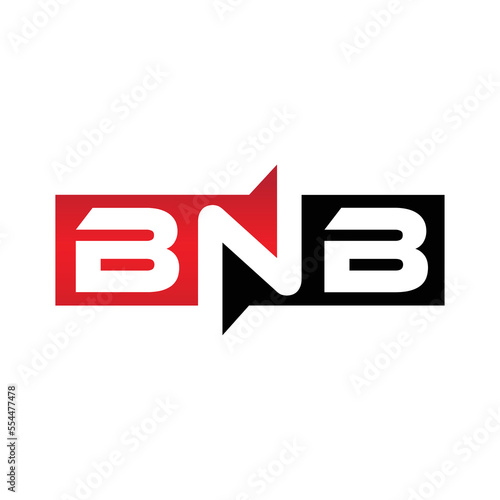 BNB  Monogram Initial Letters Logo Design photo