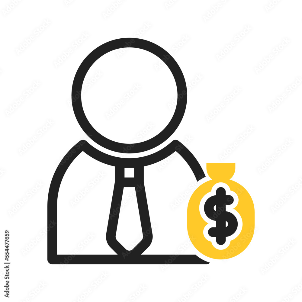 investor icon on isolated background. set of business and financial icons investor icon on isolated background. set of business and financial icons