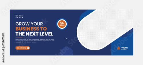 Corporate facebook cover and banner template