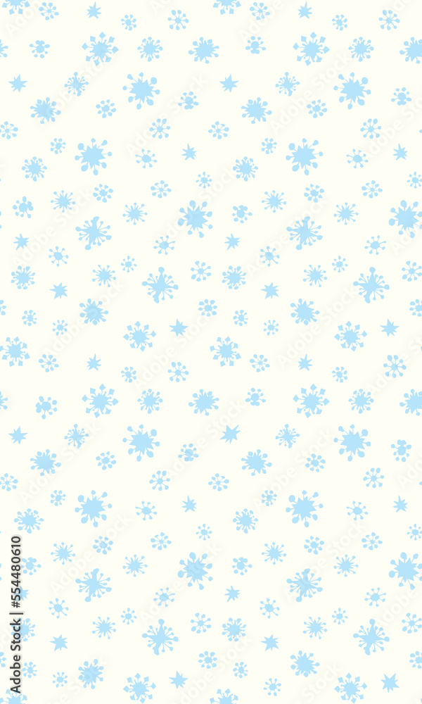 Falling snowflakes. Vector contour drawing background Falling snowflakes. Vector contour drawing background