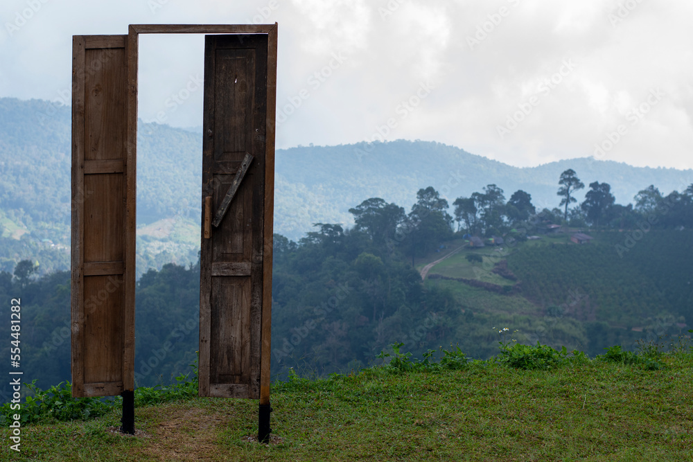 door to the mountains