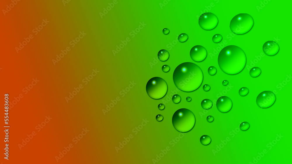 Water drops, vector background.